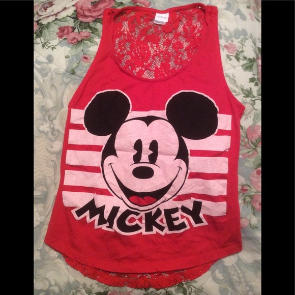 Disney Tops - Hi-Lo Disney Tank Top/swimsuit cover up